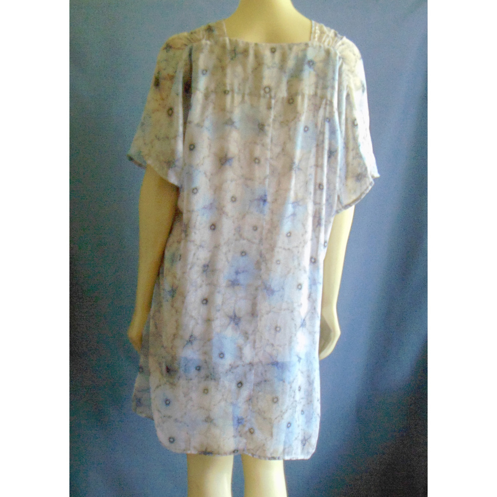 Anthro One September Floral Lyla Tunic Top M - Picture 5 of 6